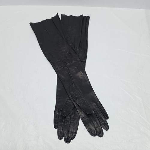 Vintage genuine black leather - vintage,